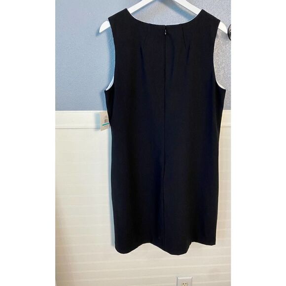 Ellen Tracy Plus size Color Block Floral A-Line Sleeveless Dress Size 16 NWT - Picture 5 of 9